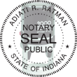 Looking for state notary stamps? Find the Cosco 2000 Plus self-inking Indiana Notary Stamp at the EZ Custom Stamps Store.