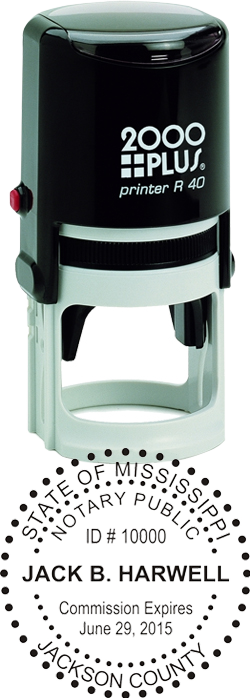 Looking for state notary stamps? Find the Cosco 2000 Plus self-inking Mississippi Notary Stamp at the EZ Custom Stamps Store.