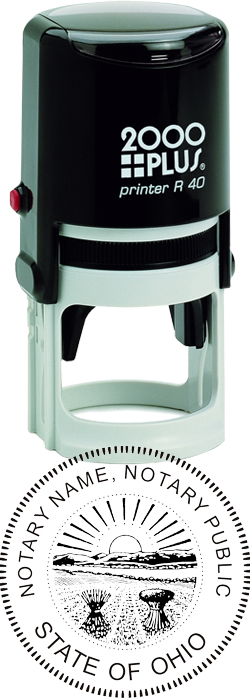 Looking for state notary stamps? Find the Cosco 2000 Plus self-inking Ohio Notary Stamp at the EZ Custom Stamps Store.