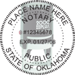 Looking for state notary stamps? Find the Cosco 2000 Plus self-inking Oklahoma Notary Stamp at the EZ Custom Stamps Store.