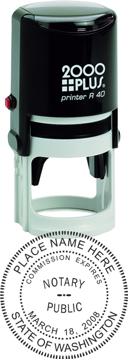 Looking for state notary stamps? Find the Cosco 2000 Plus self-inking Washington Notary Stamp at the EZ Custom Stamps Store.