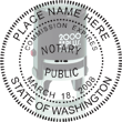 Looking for state notary stamps? Find the Cosco 2000 Plus self-inking Washington Notary Stamp at the EZ Custom Stamps Store.
