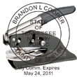 Looking for notary stamp embossers? Check out our Tennessee public notary round stamp embosser at the EZ Custom Stamps Store.