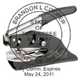 Looking for notary stamp embossers? Check out our Tennessee public notary round stamp embosser at the EZ Custom Stamps Store.