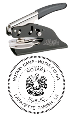 Looking for notary stamp embossers? Check out our Louisiana public notary round stamp embosser at the EZ Custom Stamps Store.
