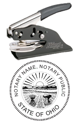 Looking for notary stamp embossers? Check out our Ohio public notary round stamp embosser at the EZ Custom Stamps Store.