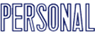 Looking for a "Personal" message stamper? Buy this pre-inked Xstamper model 1020, a blue ink stamp that makes it clear your document has confidential information.