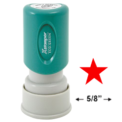 Looking for a "Star" message stamper? Buy this pre-inked Xstamper model 11309, a red one-color stamp that makes sorting office paperwork easy.