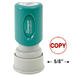 Need a "Copy" message stamper? Buy this pre-inked Xstamper model 11407, a red circle stamp that's built for convenient office use.