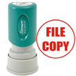 Need a "File Copy" message stamper? Buy this pre-inked Xstamper model 11421, a red circular message stamp perfect for the office.