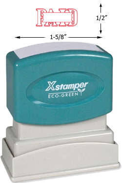 Need a "Paid" message stamper? Buy this pre-inked Xstamper model 1201, an outlined, red message stamp perfect for the office.
