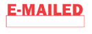 Need an "E-Mailed" message stamper? Shop for a red pre-inked Xstamper here on the EZ Custom Stamps Store today. This stamper is eco-friendly and makes it easy to sort office documents quickly.