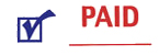 Need a "Paid" message stamper? This Xstamper pre-inked message makes it easy to organize and file your office documents.