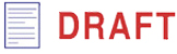 Need a "Draft" message stamper? This Xstamper pre-inked message makes it easy to identify and organize your office documents.