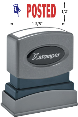 Need a "Posted" message stamper? This Xstamper pre-inked Posted message is great for identifying and filing your office drafts easily.