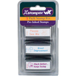 Shop this 3-pack stamp kit made just for teachers! Includes "Please See Me" "Great Improvement" and "Much Better…Keep Trying" pre-inked stamps to make your life easier!