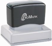 Need a custom pre-ink stamp? Order one online. Choose text, ink color and font style. Fast Shipping
