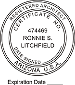 Looking for a multiple occupation stamp for the state of Arizona? This customizable stamp is perfect for land surveyors, architects, engineers, and more. Shop the EZOP Custom Stamps store today.