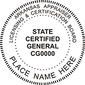 Looking for a real estate appraiser stamp for the state of Arizona? Find your occupation stamp on the EZ Custom Stamps store today.