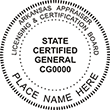 Looking for a real estate appraiser stamp for the state of Arizona? Find your occupation stamp on the EZ Custom Stamps store today.