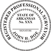 Looking for land surveyor stamps? Shop our Arkansas registered land surveyor stamp at the EZ Custom Stamps Store. Available in several mount options.