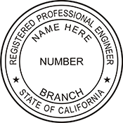 Looking for professional engineer stamps? Our California professional engineer stamps are available in several mount options, check them out at the EZ Custom Stamps Store.