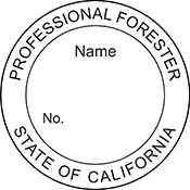 Need a professional forester stamp in California? Create your custom forester stamp on the EZ Custom Stamps Store today!