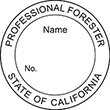 Need a professional forester stamp in California? Create your custom forester stamp on the EZ Custom Stamps Store today!