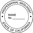 Need a professional geologist stamp in California? Create your own custom geologist stamp on the EZ Custom Stamps Store today!