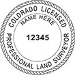 Looking for land surveyor stamps? Shop our Colorado professional land surveyor stamp at the EZ Custom Stamps Store. Available in several mount options.