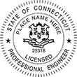 Looking for professional engineer stamps? Our Connecticut professional engineer stamps are available in several mount options, check them out at the EZ Custom Stamps Store.