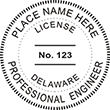 Looking for professional engineer stamps? Our Delaware professional engineer stamps are available in several mount options, check them out at the EZ Custom Stamps Store.