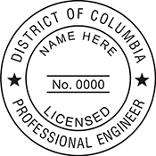 Looking for professional engineer stamps? Our District of Columbia professional engineer stamps are available in several mount options, check them out at the EZ Custom Stamps Store.