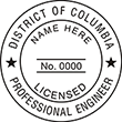 Looking for professional engineer stamps? Our District of Columbia professional engineer stamps are available in several mount options, check them out at the EZ Custom Stamps Store.