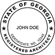 Shop for official registered architect stamps for the state of Georgia on the EZ Custom Stamps store today! Our selection of professional architect stamps is sure to suit your needs.