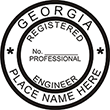 Looking for professional engineer stamps? Our Georgia professional engineer stamps are available in several mount options, check them out at the EZ Custom Stamps Store.