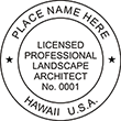 Need a landscape architect stamp? Check out our Hawaii licensed professional landscape architect stamp at the EZ Custom Stamps Store. Available in various mount options.