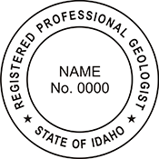 Need a professional geologist stamp in Idaho? Create your own custom geologist stamp on the EZ Custom Stamps Store today!