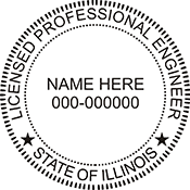 Looking for professional engineer stamps? Our Illinois professional engineer stamps are available in several mount options, check them out at the EZ Custom Stamps Store.
