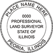 Looking for land surveyor stamps? Shop our Illinois professional land surveyor stamp at the EZ Custom Stamps Store. Available in several mount options.