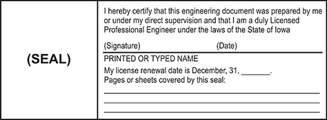 Need engineer stamp seals? Our Iowa engineer stamp seals are available in several mount options, check them out at the EZ Custom Stamps Store.