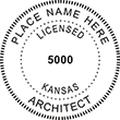 Need licensed architect stamps for Kansas? Shop Official Kansas Licensed Architect Professional Stamps here at EZ Custom Stamp Shop.