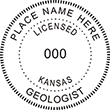 Need a professional geologist stamp in Kansas? Create your own custom geologist stamp on the EZ Custom Stamps Store today!