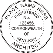 Shop for professional Registered Architect stamps for Kentucky on the EZ Custom Stamps Store. We have the custom stamps your business needs.