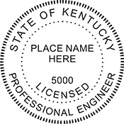 Looking for professional engineer stamps? Our Kentucky professional engineer stamps are available in several mount options, check them out at the EZ Custom Stamps Store.