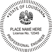 Looking for professional engineer stamps? Our Louisiana professional engineer stamps are available in several mount options, check them out at the EZ Custom Stamps Store.