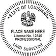 Looking for land surveyor stamps? Shop our Louisiana professional land surveyor stamp at the EZ Custom Stamps Store. Available in several mount options.