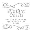 Use this return address monogram stamp embosser to lighten your workload. This easy-to-create custom monogram can be designed at EZ Custom Stamps store today.