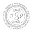 Looking for a monogram stamp embosser? This round custom 3 initials floral embosser is perfect for special business needs and other office work.