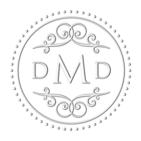 Looking for a monogram stamp embosser? This round dots and lines embosser is perfect for special business needs or personal use.